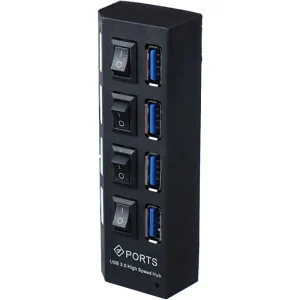 هاب کلید دار USB3 GR-4PORT گریت (GREAT)
