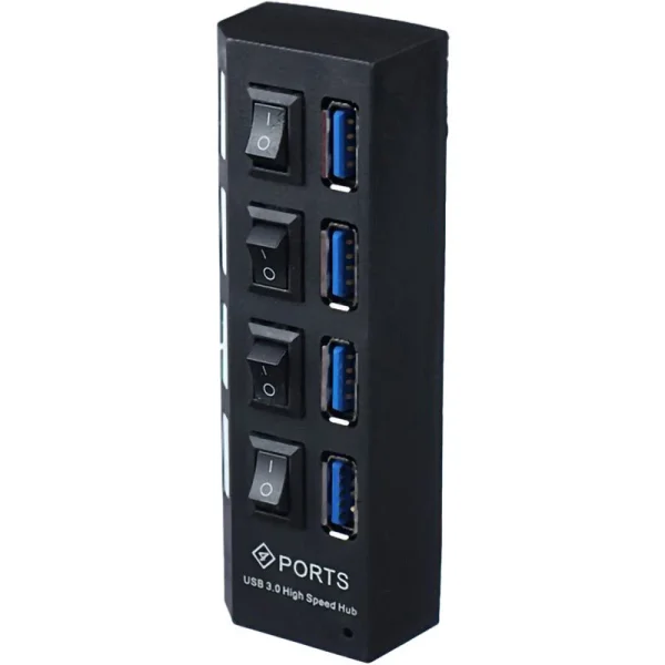 هاب کلید دار USB3 GR-4PORT گریت (GREAT)