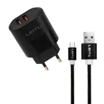 شارژر دیواری 15وات لیتو مدل LH-31 به همراه کابل تبدیل MicroUSB