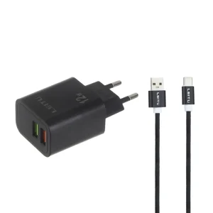 شارژر دیواری لیتو مدل LH-11 به همراه کابل تبدیل USB-C