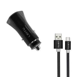 شارژر فندکی لیتو مدل LC-C14 به همراه کابل USB-C