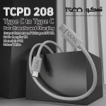 کابل شارژ تسکو دو سر USB-C مدل TCPD 208 طول یک متر