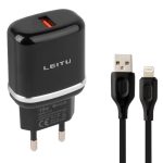 شارژر دیواری لیتو مدل LH-26 به همراه کابل لایتنینگ