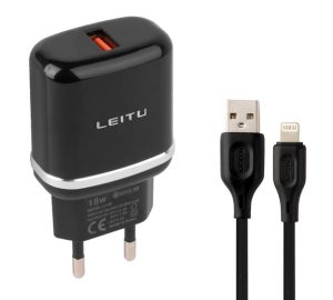شارژر دیواری لیتو مدل LH-26 به همراه کابل لایتنینگ