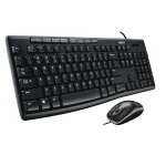 کیبورد و ماوس با سیم  لاجیتک مدل MK200