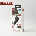 شارژر فندکی لیتو مدل LC-C4 به همراه کابل تبدیل USB-C