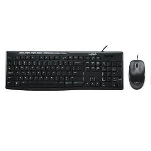 کیبورد و ماوس با سیم  لاجیتک مدل MK200