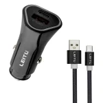 شارژر فندکی لیتو مدل LC-C14 به همراه کابل USB-C
