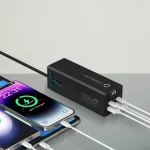 مبدل برق اینورتر و فندکی خودرو 300 وات پاورولوژی مدل PWCUQC038