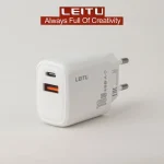 شارژر دیواری لیتو مدل LH-23 به همراه کابل تبدیل  USB-C