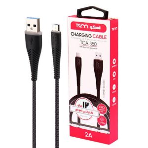 کابل شارژ تسکو  microUSB مدل TCA 350 طول 1 متر