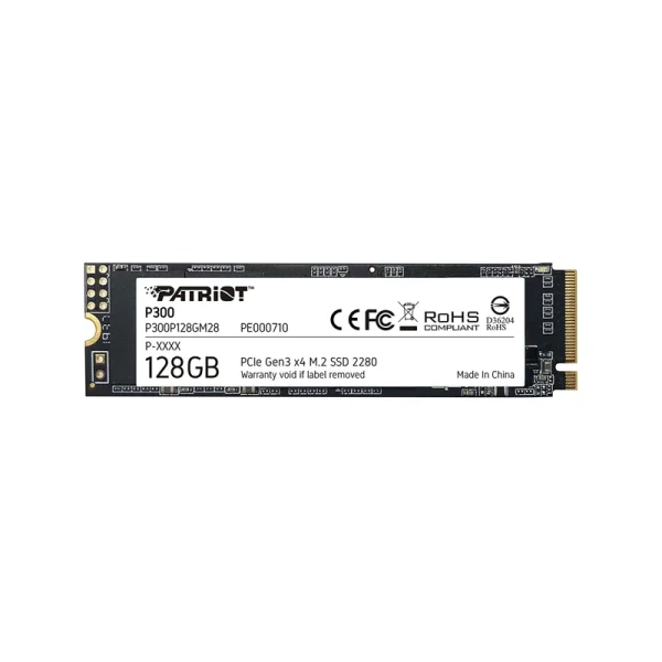 ssd اینترنال M.2 برند پتریوت مدل P300 ظرفیت 128 گیگابایت