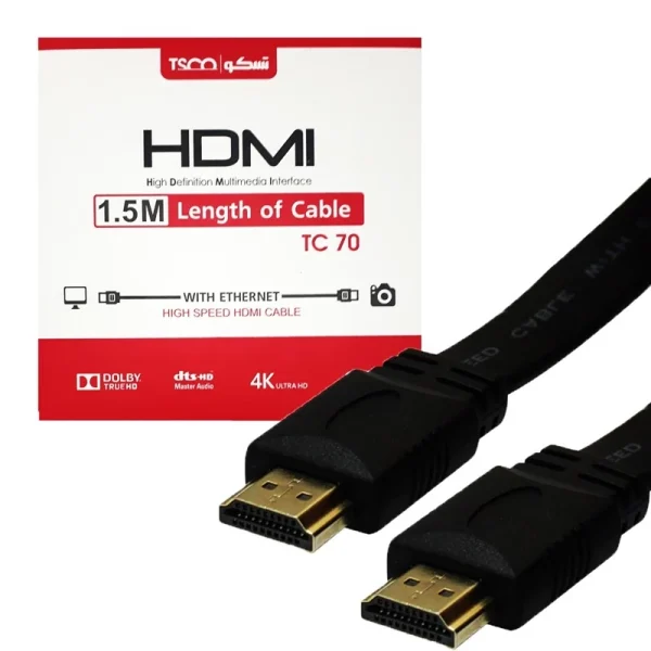 کابل HDMI تسکو مدل TC 70 به طول 1.5 متر
