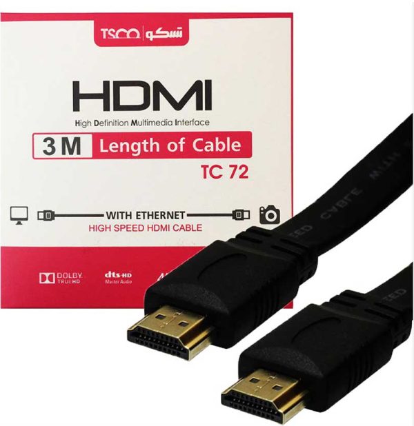 کابل HDMI تسکو مدل TC 72 به طول 3 متر
