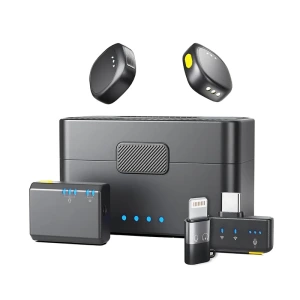 میکروفون یقه ای D07 PRO با درگاه اتصال تایپ سی و لایتنینگ
