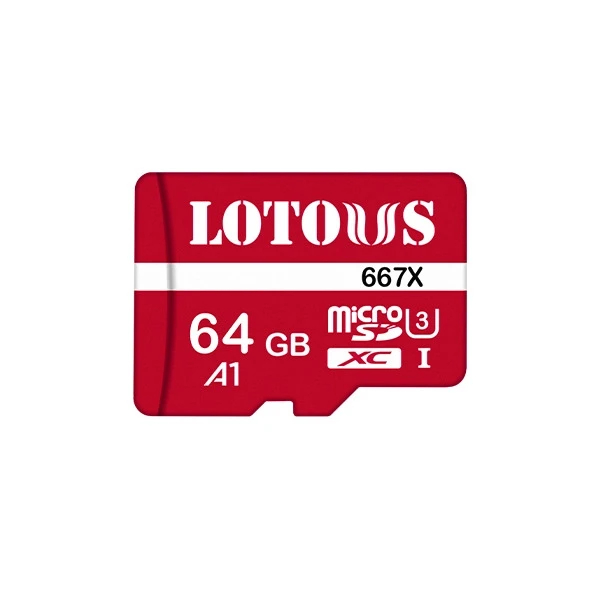 کارت حافظه لوتوس مدل microSDXC کلاس 667X/A1 ظرفیت 64 گیگابایت